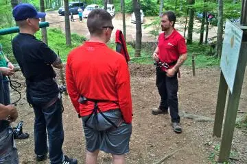 Pay close attention to your safety instructor. From harness to matching color codes, pulley and&nbsp;karibiner, listen up.