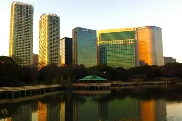 Hamarikyu Gardens at Sunset