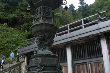 <p>The Okunoin Lantern at the mountain top. It's quite beautiful with its intricate artwork.</p>
