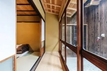 A room with a view at Bifuku, , the sister guesthouse to Roujiya