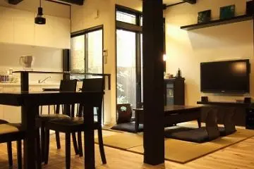 Chic and clean lounge room