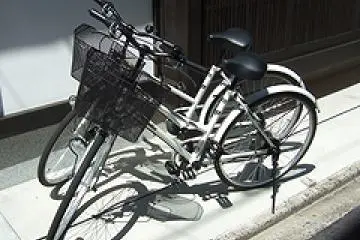 Bikes for hire for 500 yen a day
