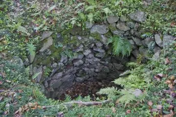 <p>One of the remaining wells, in the sannomaru section (third, or outermost works)</p>
