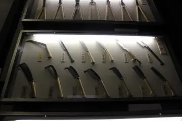 다케후의 전통법은 원래는 농기구 제조에서 시작되었다. 대장장이들은 원래는 도단야였으나 무기는 지방 농촌에는 불필요하다. 반대로 낫과 괭이 등 농기구는 환영받았다.