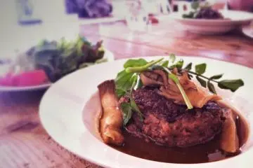 This was one of the best Hamburg steaks I've ever had