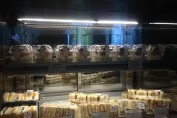 <p>계산대 옆에도 맛있는 디저트와 샌드위치를 팔고 있답니다.</p>