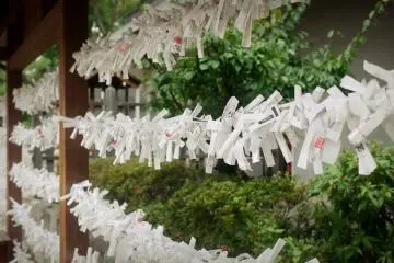 <p>Wishes from locals.&nbsp;</p>