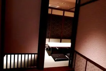 Salah satu lantai tatami di ruangan 