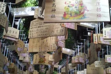 Making a wish (Aoshima Shrine) (Photo: Paul Kawano Arenson)