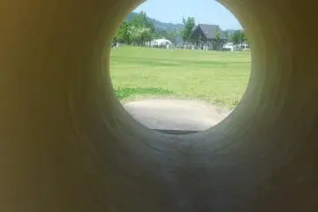 <p>Concrete pipes to crawl through</p>