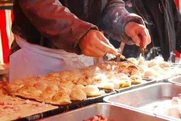 <p>Of course do not forget to try the&nbsp;takoyaki</p>