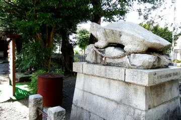 <p>There is a stone statue of a turtle here, too. I wonder in what way turtles are connected to this shrine</p>
