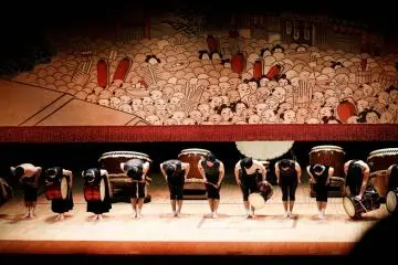 <p>The last shot on the stage in Asakusa, before they head for their next destination.&nbsp;</p>