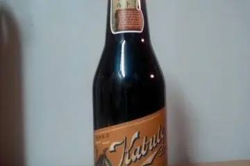 Recreated Kabuto Beer with it's distinctive samurai helmet motif. (Photo: Handa City)