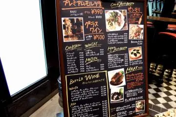 <p>Various Italian cuisine and alcohol drinks are served here</p>