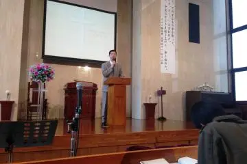<p>The 1030 am service is in Japanese with English translation</p>