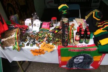 Jamaica-themed goods for sale