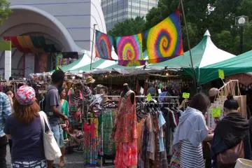 A tie-dye extravaganza