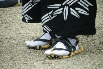 <p>Footwear worn by the performers</p>