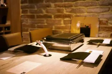 <p>The grilling device&nbsp;at Ushigoro Bambina</p>