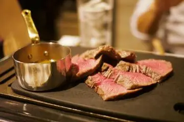 <p>The delicious Bambina Steak</p>