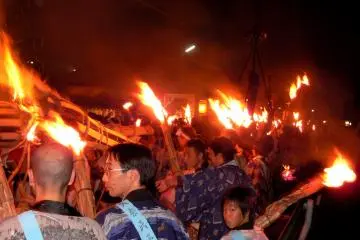 <p>Only men and boys can carry torches</p>