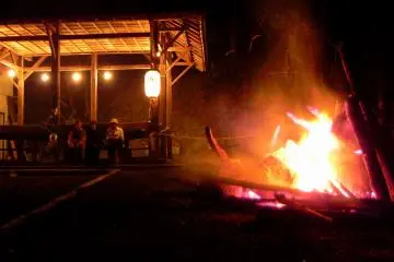 <p>The bonfires needed constant supervision</p>