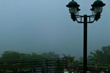 <p>บรรยากาศวันที่ฟ้าฝนที่ไม่ค่อยเป็นใจ แต่ก็ได้บรรยากาศไปอีกแบบหนึ่ง</p>