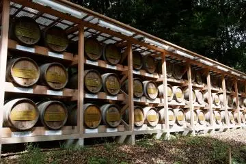 <p>These are barrels of Bourgogne Wine for Consecration at Meiji-Jingū. Emperor Meiji promoted modernization by embracing western culture, and enjoyed wine with his food. The barrels also represent friendship between France and Japan.</p>