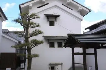 <p>Thick walled store-house with small fire-proof windows</p>