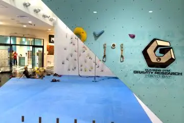 <p>Gravity Research is a climbing gym that offers rock walls varying in degrees of difficulty.</p>