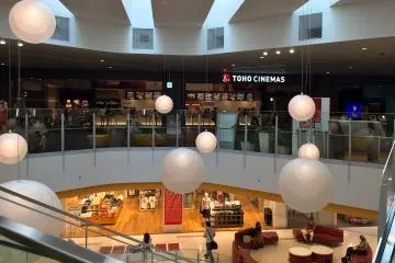 <p>At the end of your shopping excursion, enjoy a show at the movie theater or relax in the comfortable sofa chairs placed throughout the mall.</p>
