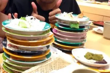 <p>And don't forget to say "gochisousamadeshita" after eating, it means "thank you! I had a good meal".</p>
