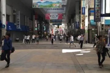 One of the large shopping arcades