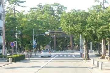 Entranceway to Nakamura Koen.