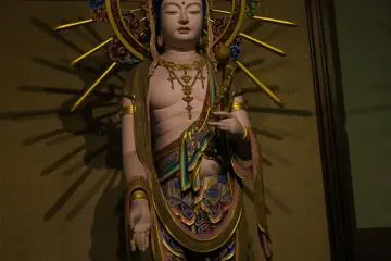 <p>Shokanzeonbosatsu, a Buddhist effigy, is a modern masterpiece created in 1927</p>