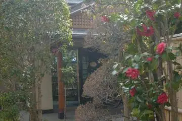 The entrance to the museum building