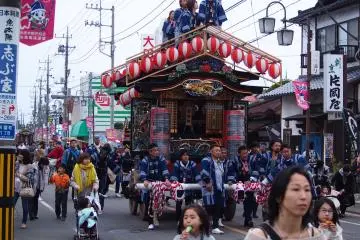 ยะไทของเขตโมะโตะมะชิ กำลังเคลื่อนที่ไปยังคะนะโดะโระ