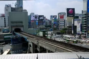 <p>In a few years this view will look completely different because the Shibuya Station area is being completely redeveloped</p>