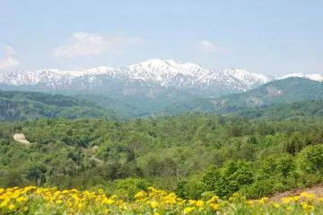 <p>The Iide mountain range</p>