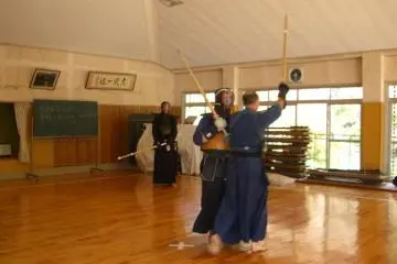 <p>Aksi Kendo di Tsuyama, Prefektur Okayama</p>
