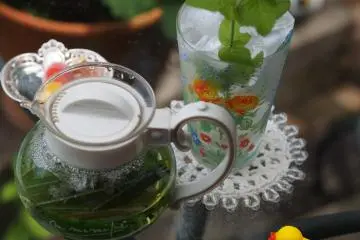 <p>Tea fresh from the garden</p>
