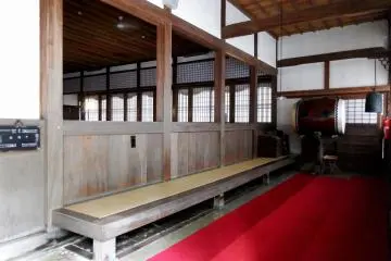 <p>Inside view of 'Zazen Hall'</p>
