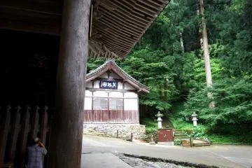 <p>Can you see the man squatting in front of the wooden fence at the left bottom of the photo? That's how I took pictures of 'Four Heavenly Kings' without obstruction from the wire nets. He saw me do it and copied me!</p>