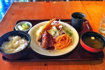 The set lunch at Hokuto