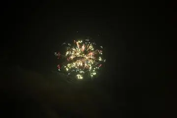 <p>At the end they had different types of fireworks popping continuously for about 5 minutes, and bursting into different colours.&nbsp;</p>