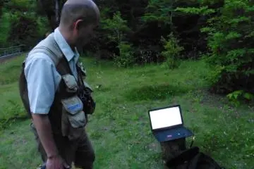 <p>There is a camera inside each nest that can be connected to a computer that shows what the animal is doing in real time</p>