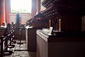 Salah satu replika Kuil Todaiji dari masa lalu