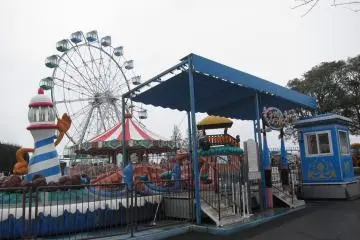 Take the ferris wheel for a top-down view.