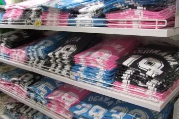 <p>Jersey-style T-shrits</p>